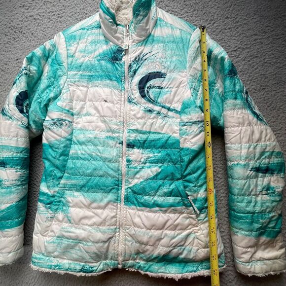 The North Face Puffer Jacket Girls Size XL Full Zip Fleece Lined Outdoor - Picture 3 of 16
